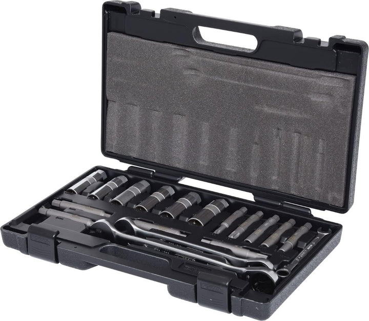 KS Tools 150.9430 Universal Stossdämpfer-Basis-Werkzeug-Satz, 18-tlg.