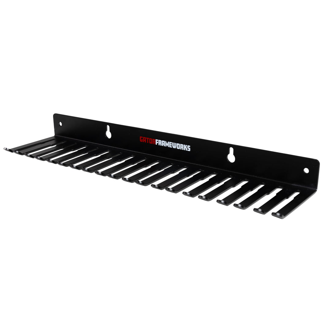 Gator Frameworks Kabelhalter für die Wandmontage mit 19 Kabelhaltern, Abstand 5 bis 9 mm (GFW-CABLEH