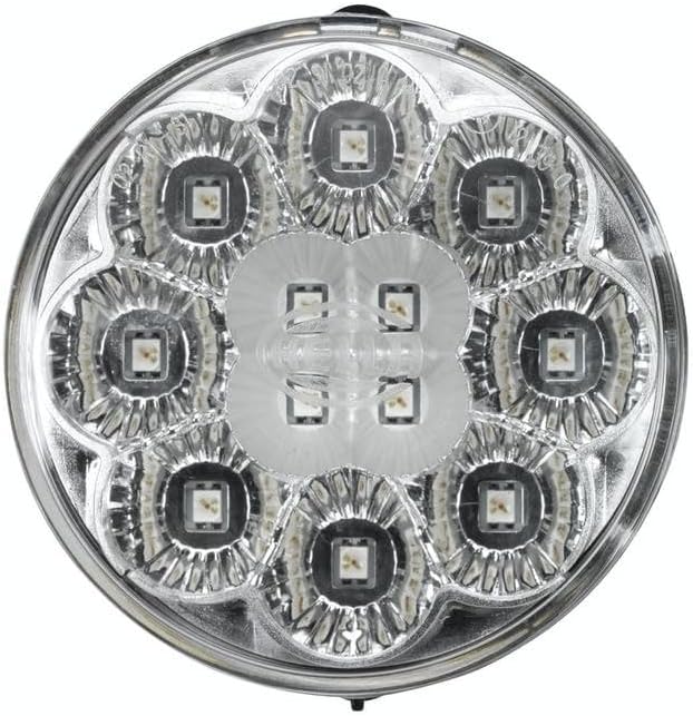 HELLA - Blinkleuchte - LED - 24V - Einbau/Schraubanschluss - Lichtscheibenfarbe: glasklar - hinten/l
