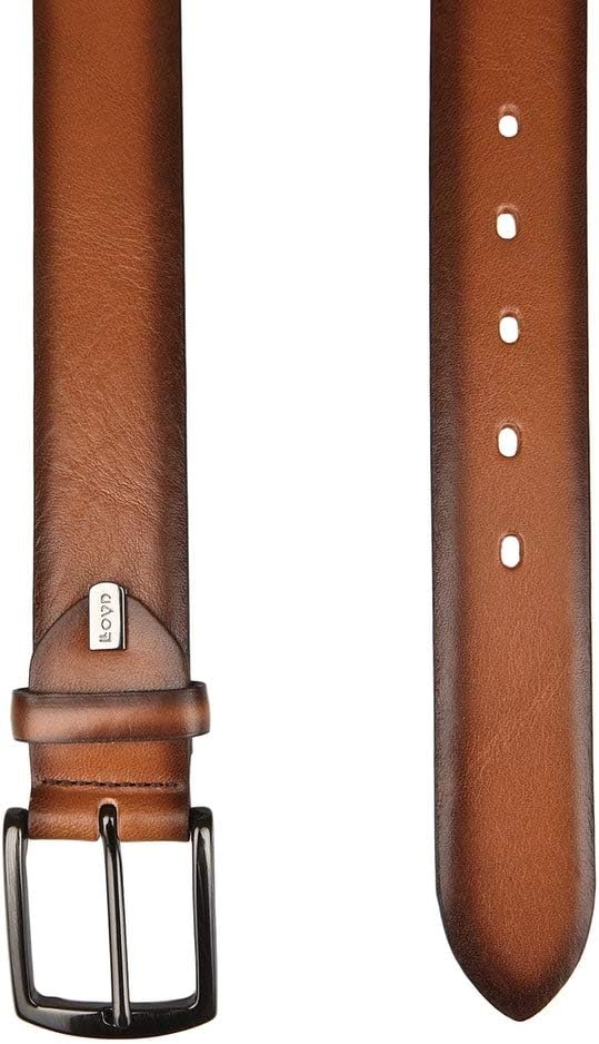 LLOYD Men's Belts Gürtel Herrengürtel Ledergürtel Cognac 6835, Naturtöne