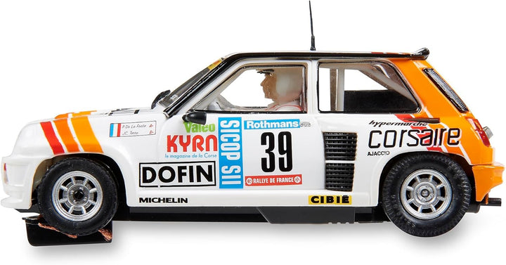 SCALEXTRIC - Original-Rennfahrzeug - Slotauto - Massstab 1:32 (Renault 5 Turbo - Tour de Corse '84)