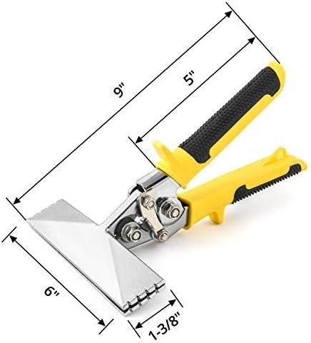 QWORK® 15cm Blechbiegezange mit Komfortgriff,Falzzange,gerades Metall Biegezangenwerkzeug, 15cm
