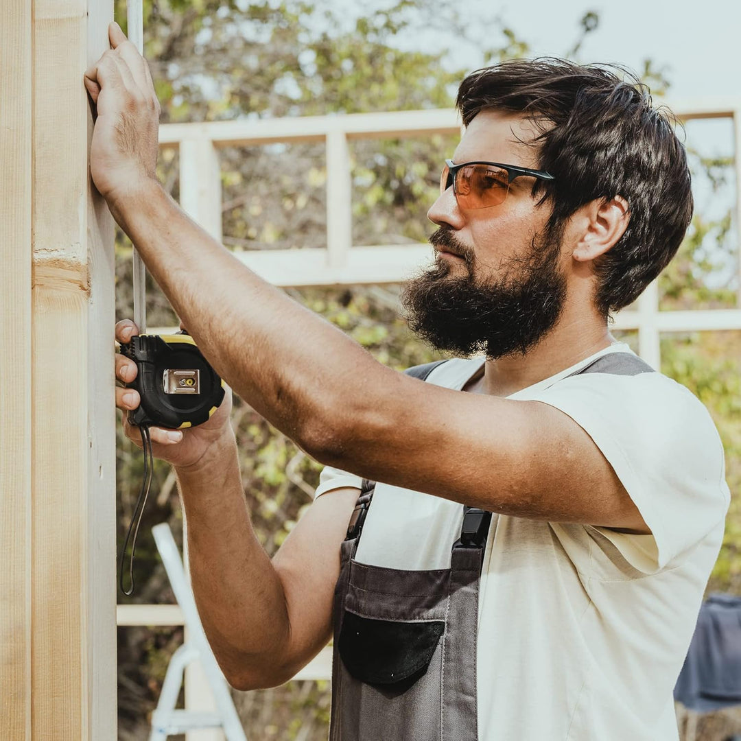 BWOLF Char Latzhose Herren Arbeitshose Schutz-Latzhose Herren mit Reflektierenden Elementen - Blau/G