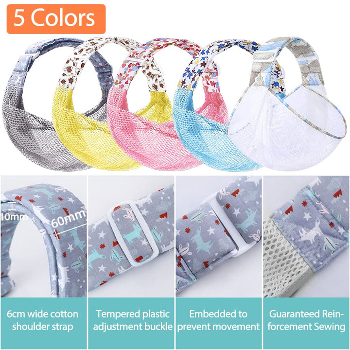Breathable Baby Sling, Adjustable Baby Wrap, Baby Carrier Wrap, Quick Dry, 3D Mesh Fabric, Thick Sho