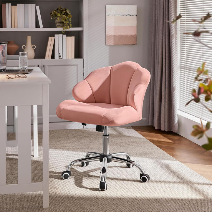 Yaheetech Bürostuhl Ergonomisch Schreibtischstuhl höhenverstellbar Drehstuhl, Bürosessel in Muschelf