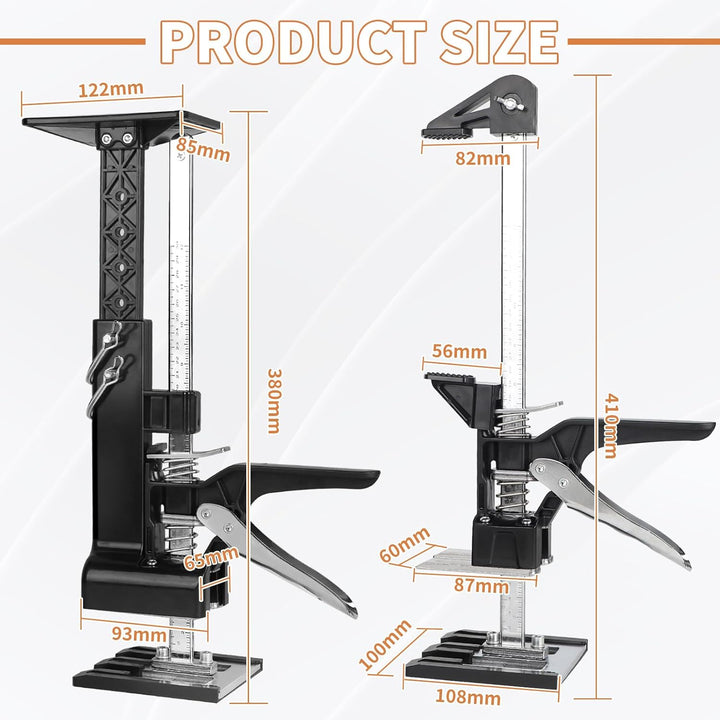 DBREAKS 3-in-1 Multi Arbeitssparender Arm mit Skala, 2Pcs 38CM Multifunktionale Handhebewerkzeug Bis