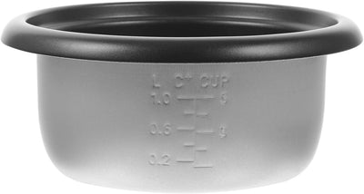 OUNONA Reiskocher Innentopf Edelstahl Innenkochtopf Rice Cooker Reiskocher Dampfgarer Topf Einsatz K