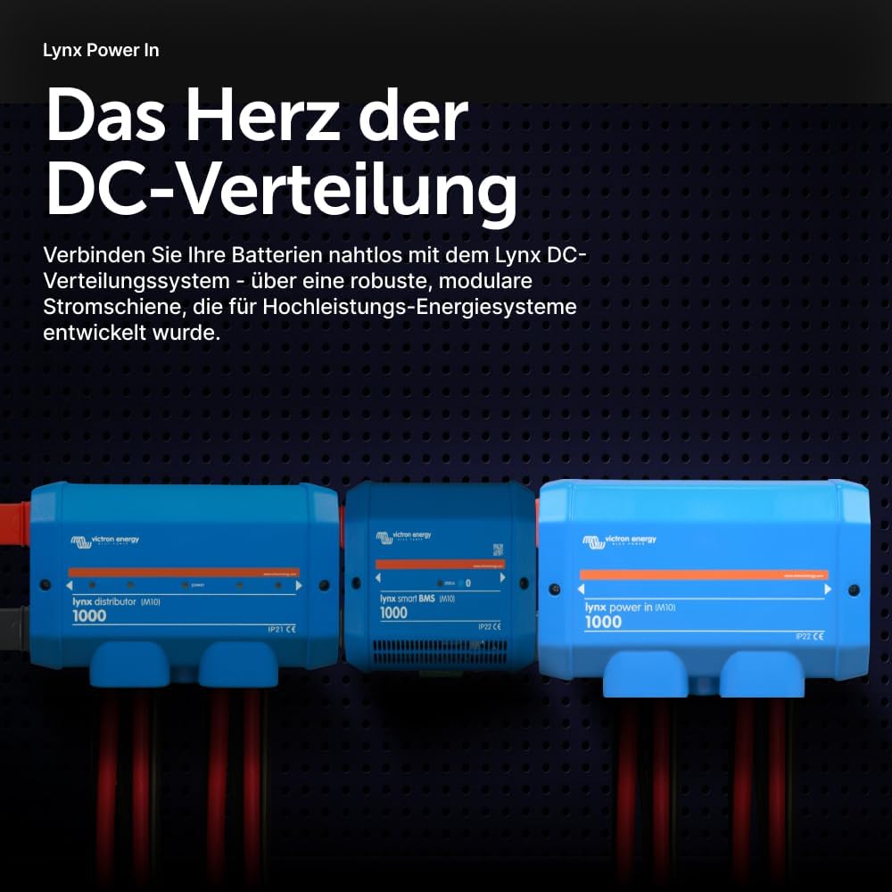 Victron Energy Lynx Power In M10 – DC-Eingangsmodul mit M10-Anschlüssen, 1000A Kapazität, für modula
