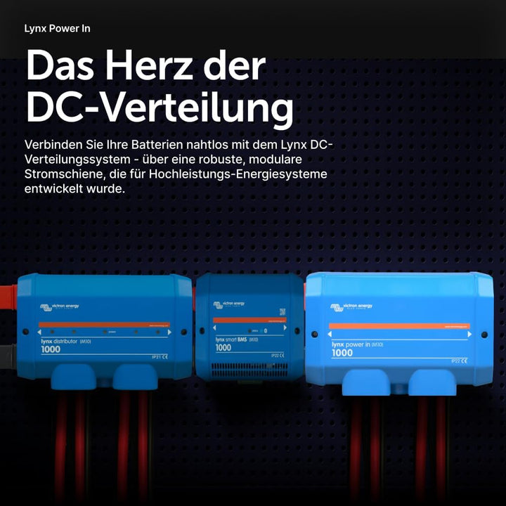 Victron Energy Lynx Power In M10 – DC-Eingangsmodul mit M10-Anschlüssen, 1000A Kapazität, für modula