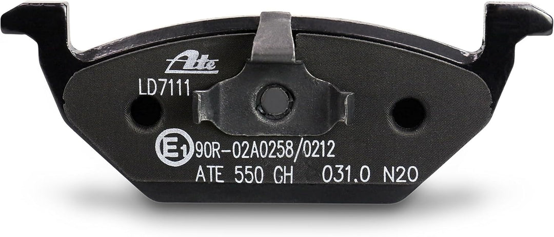 ATE Bremsenset Vorderachse inkl. PowerDisc Bremsscheiben Ø 256 mm belüftet und Ceramic Bremsbeläge v