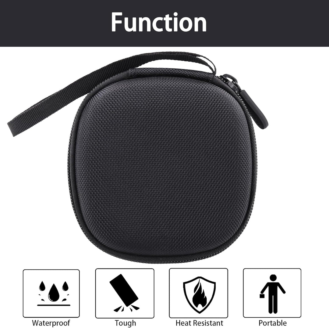 Aenllosi Hart Tasche Hülle für Bose SoundLink Micro Bluetooth Lautsprecher, Nur Tasche(Schwarz) Schw