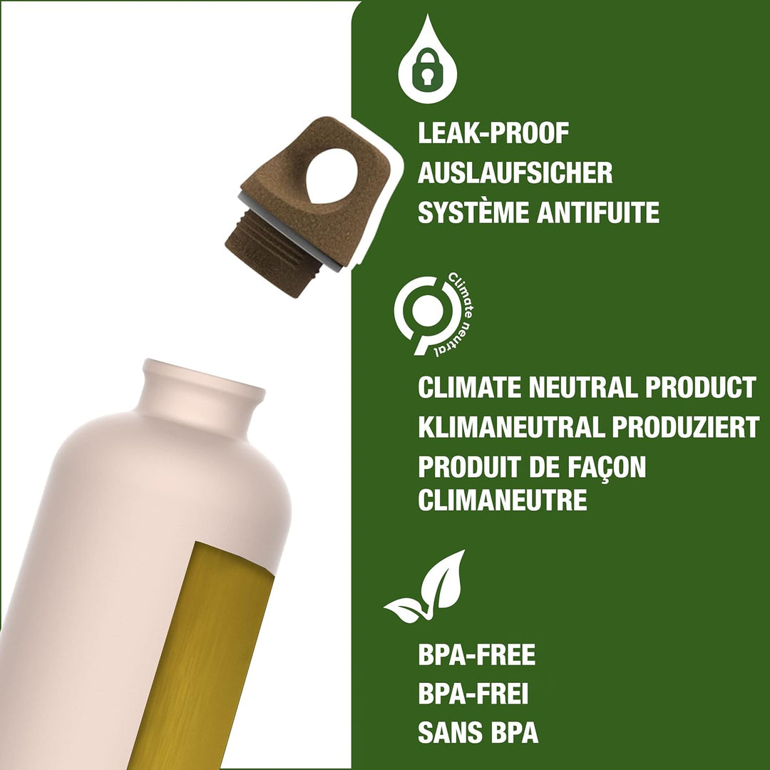 SIGG - Alu Trinkflasche - Traveller MyPlanet - Made in Switzerland - Für Kohlensäurehaltige Getränke