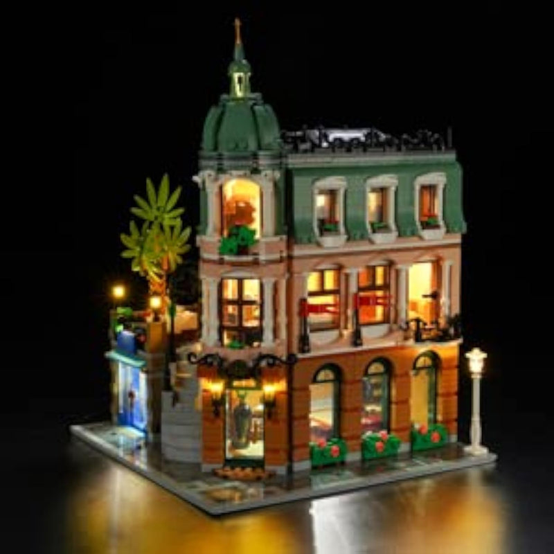 BRIKSMAX Led Beleuchtungsset für Lego Creator Expert Boutique-Hotel - Compatible with Lego 10297 Bau