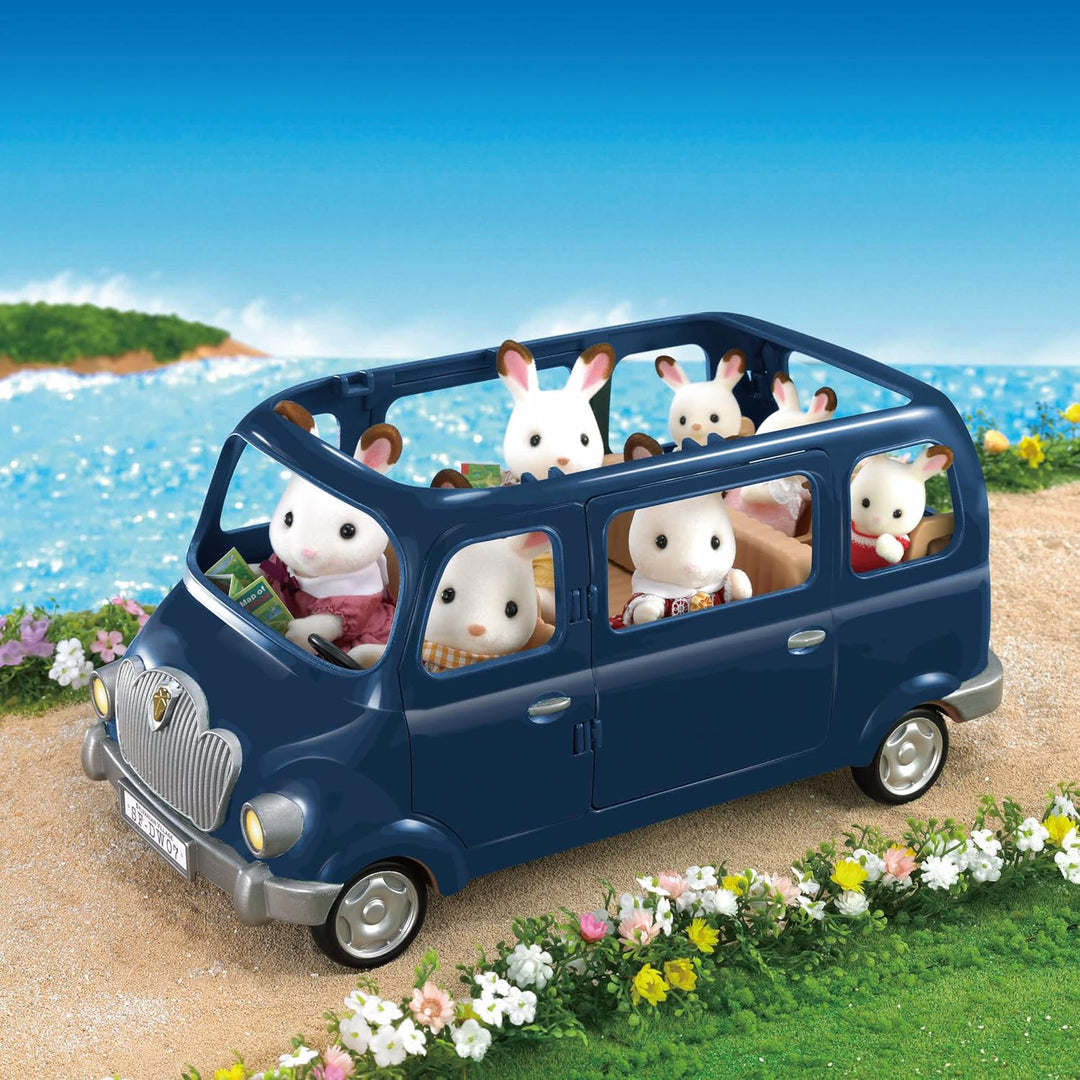 Sylvanian Families 5274 Familien-Siebensitzer - Puppenhaus Auto Spielset