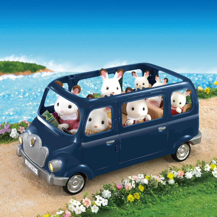 Sylvanian Families 5274 Familien-Siebensitzer - Puppenhaus Auto Spielset