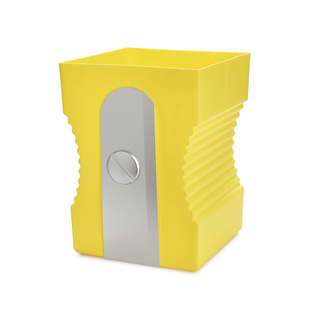 balvi Papierkorb Sharpener Farbe Gelb Papierkorb in Form eines Bleistiftspitzers ABS-Kunststoff/Poly