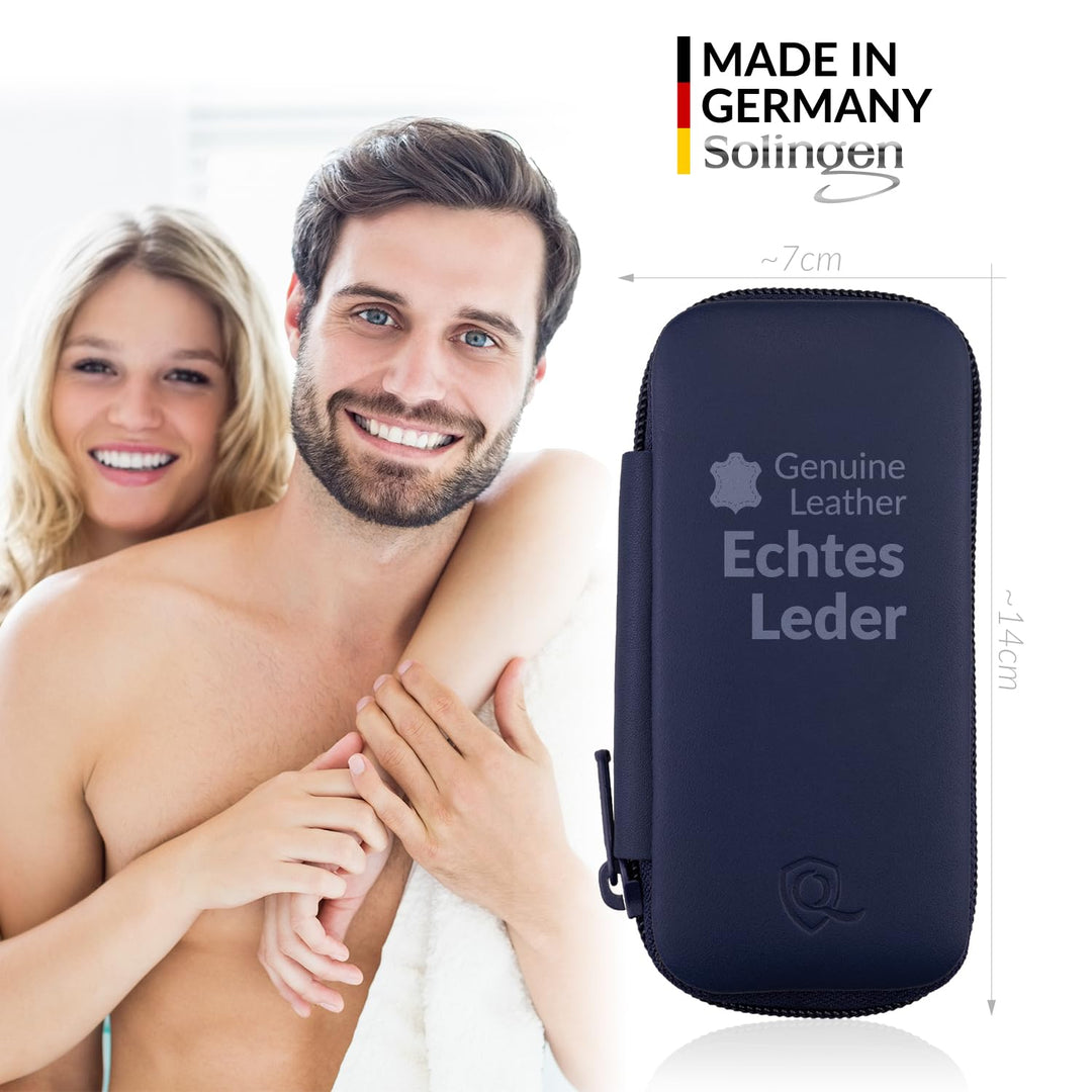 marQus Maniküre Set Herren und Damen 7 Teile mit Nagelzange Solingen Made in Germany für Hand- und F