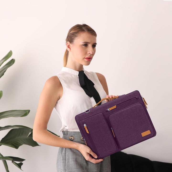 MOSISO 360 Schütz Laptoptasche 16 Zoll, 15-15,6 Zoll Umhängetasche Kompatibel mit MacBook Pro 16, HP