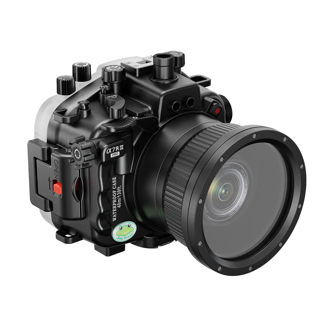 130 Feet/40 Meter Unterwasser Kamera Gehäuse wasserdichtes Gehäuse für Sony A7R III Sony A7-III, Son