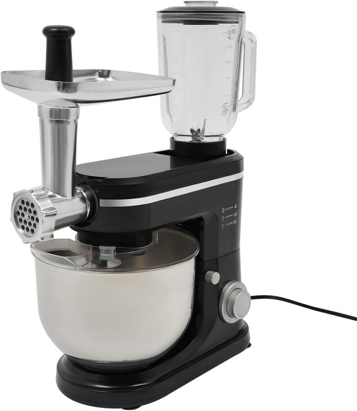 Fleischwolf Knetmaschine Küchenmaschine Standmixer Multifunktionsmixer Freistehend 6L 3 in 1 Rührmas