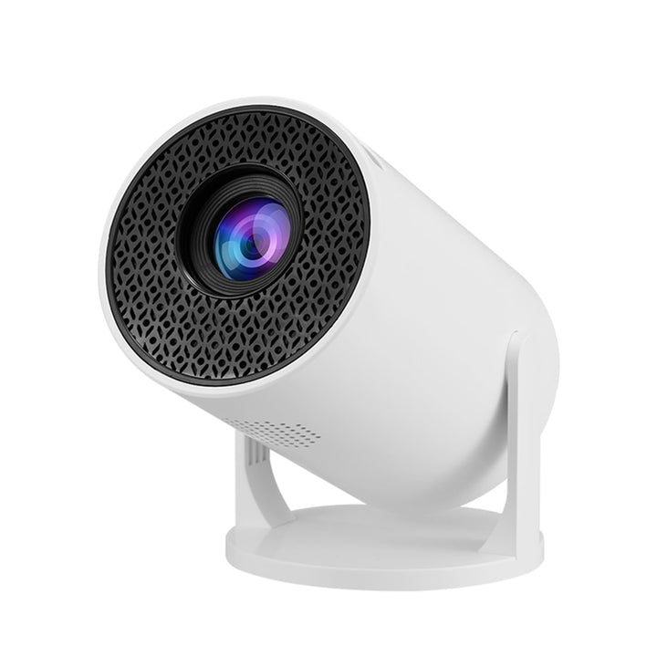 Klein Projektor mit WLAN und Bluetooth, um 270° Drehbarer Tragbarer 1080P-Projektor, 150-Zoll-Smart-