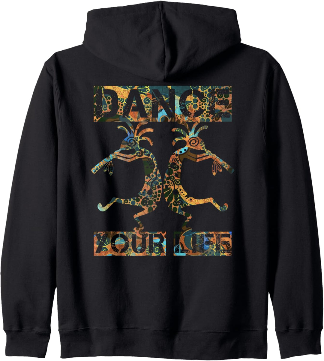 Indianer Kokopelli - Dance Your Life 1 - Fanspass Kapuzenjacke