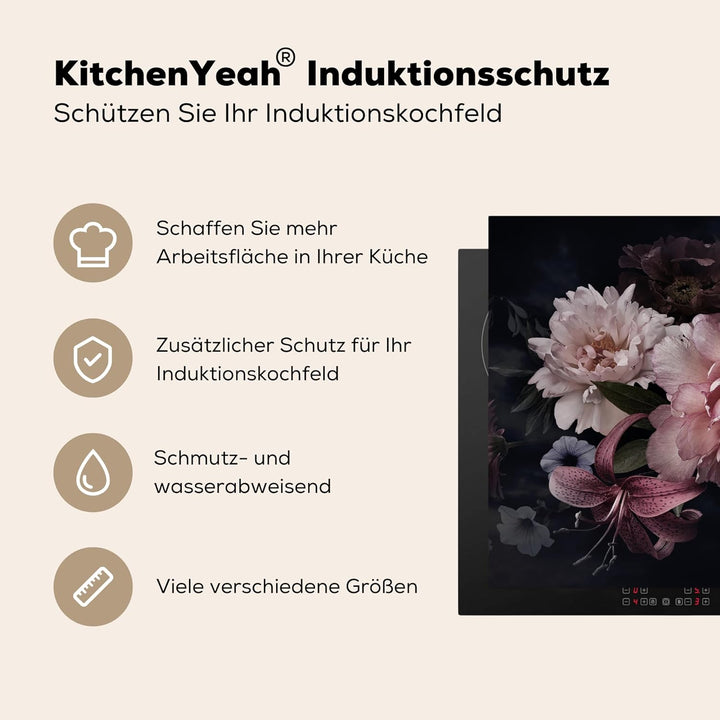 Herdabdeckplatte Einteilig Herdabdeckung Abdeckplatte für Ceranfeld Abdeckung Induktionskochfeld Auf