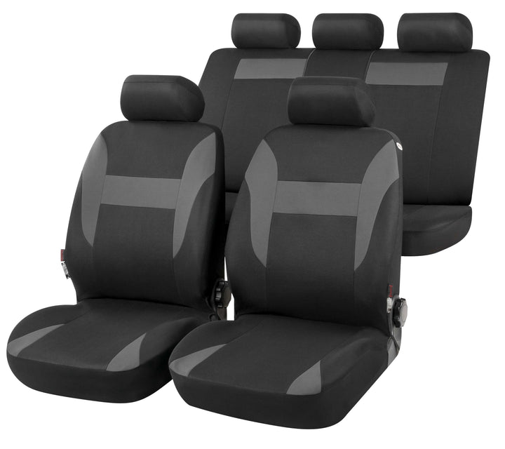 Walser Auto-Sitzbezug Nampa, Universal-Sitzbezug Komplett-Set, PKW-Sitzbezüge, 2 Vordersitzbezüge, 1