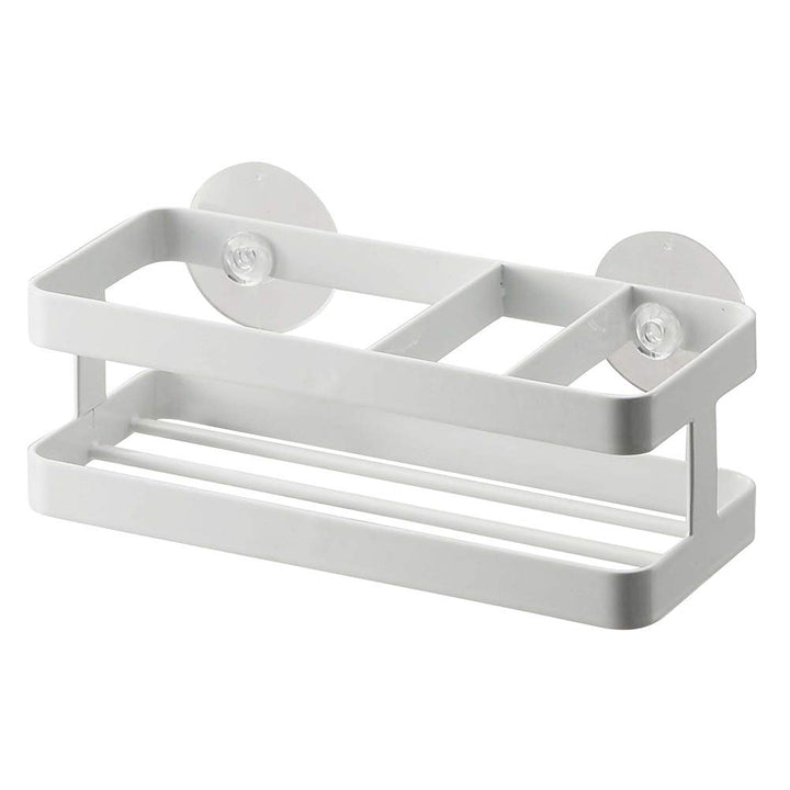 YAMAZAKI Sponge&Bottle Holder Organizer, Stahl, Weiss, One Size, Weiss
