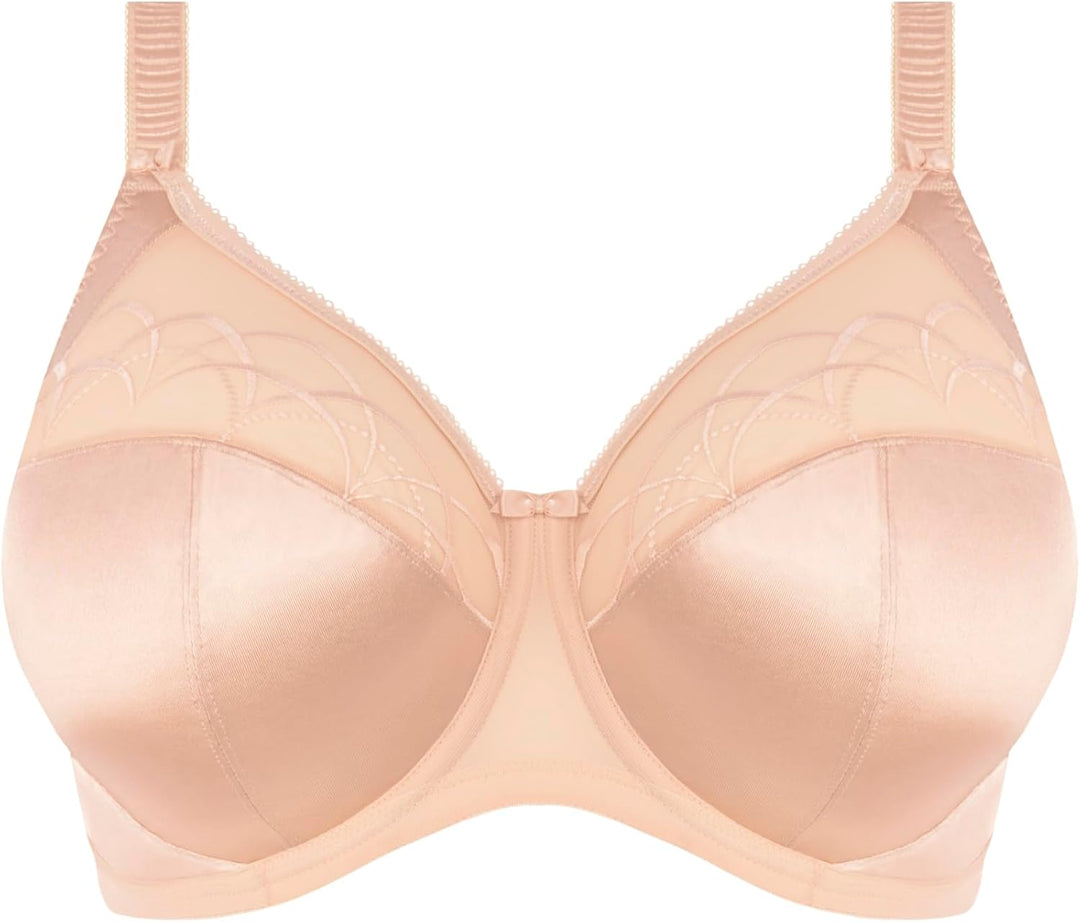 ELOMI Damen Cate Underwire Banded Full Cup Bra BH, Durchsichtig (34) 34HH Latte, (34) 34HH Latte