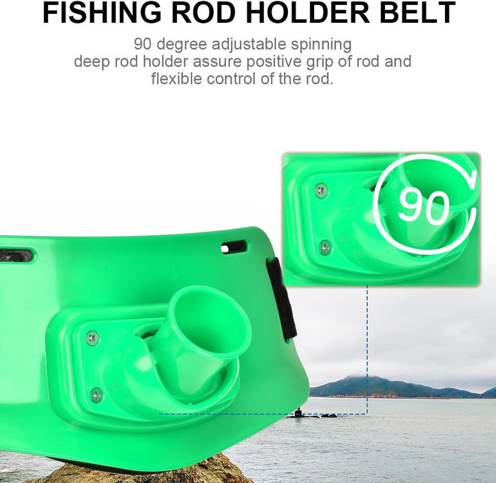 Kampfgürtel Einstellbare Angelgürtel Taille Stange Polhalter Racks Halter Gürtel für Fisch Bekämpfen