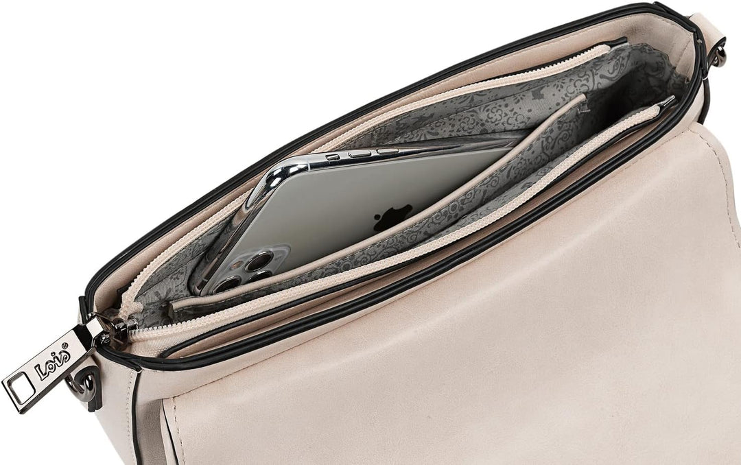 Lois - Handtasche Damen Umhängetasche Damen Klein & Stilvoll Handtasche Damen Umhängetasche Crossbod