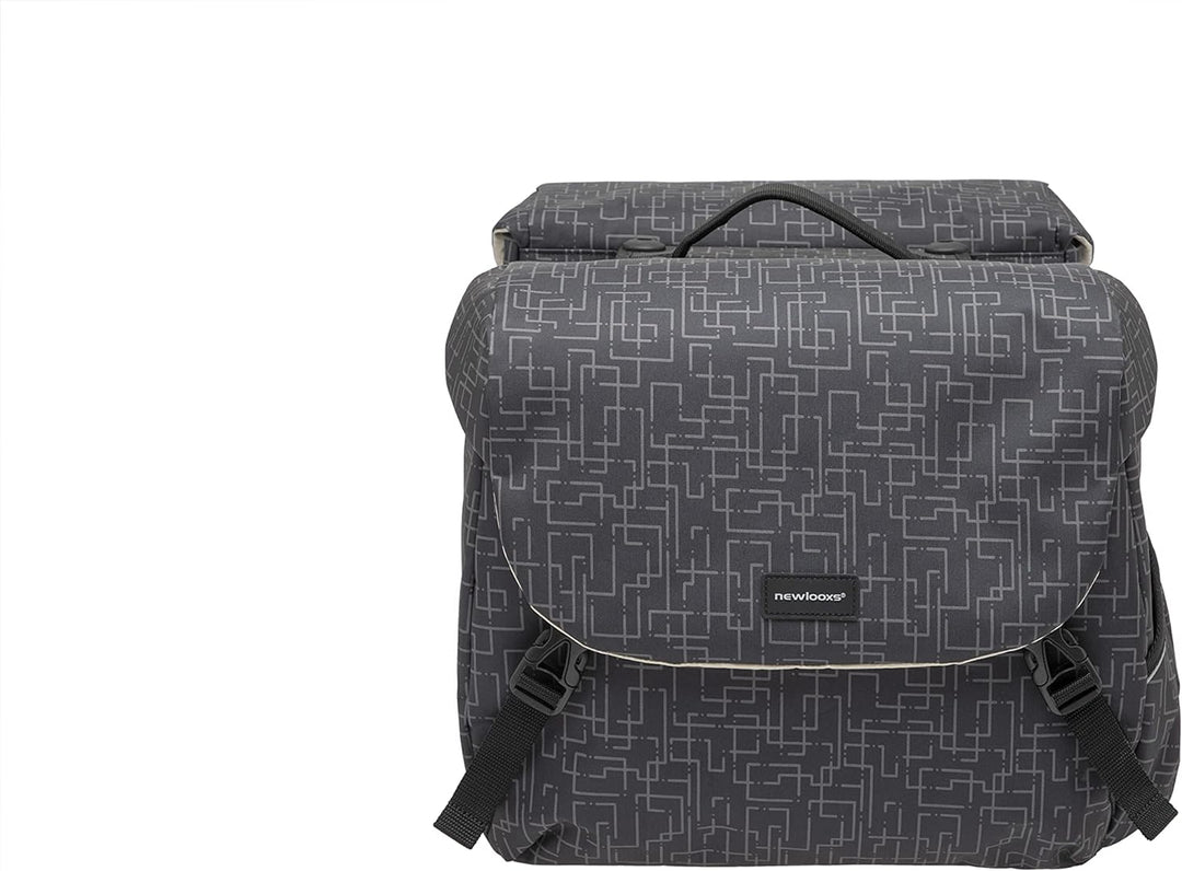 New Looxs Mondi Joy Double Racktime Doppeltasche, Ivy 38 Liter Ivy Black, 38 Liter Ivy Black