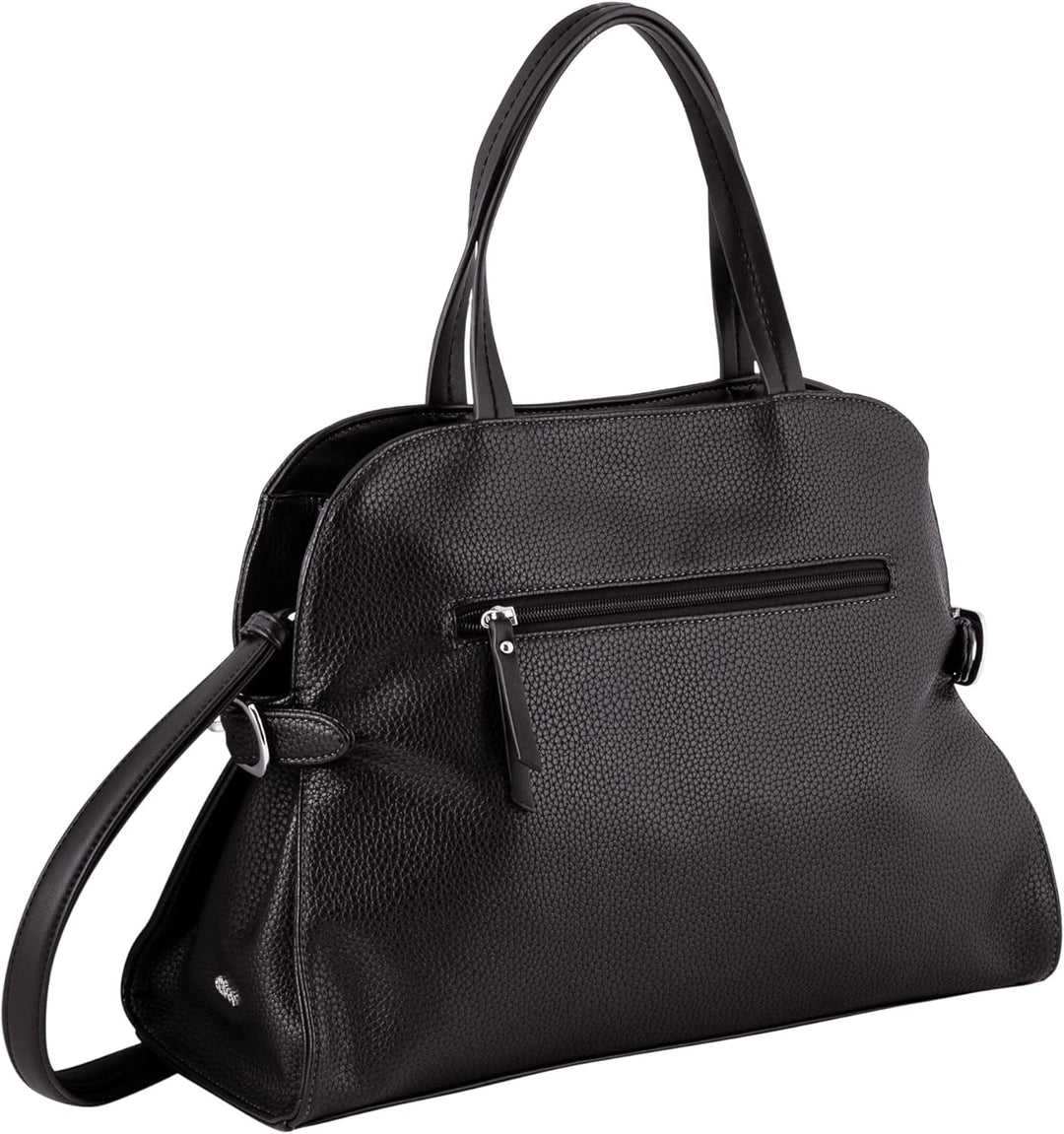 Gabor bags Neomi Damen Shopper Umhängetasche Reissverschluss Gross Schwarz