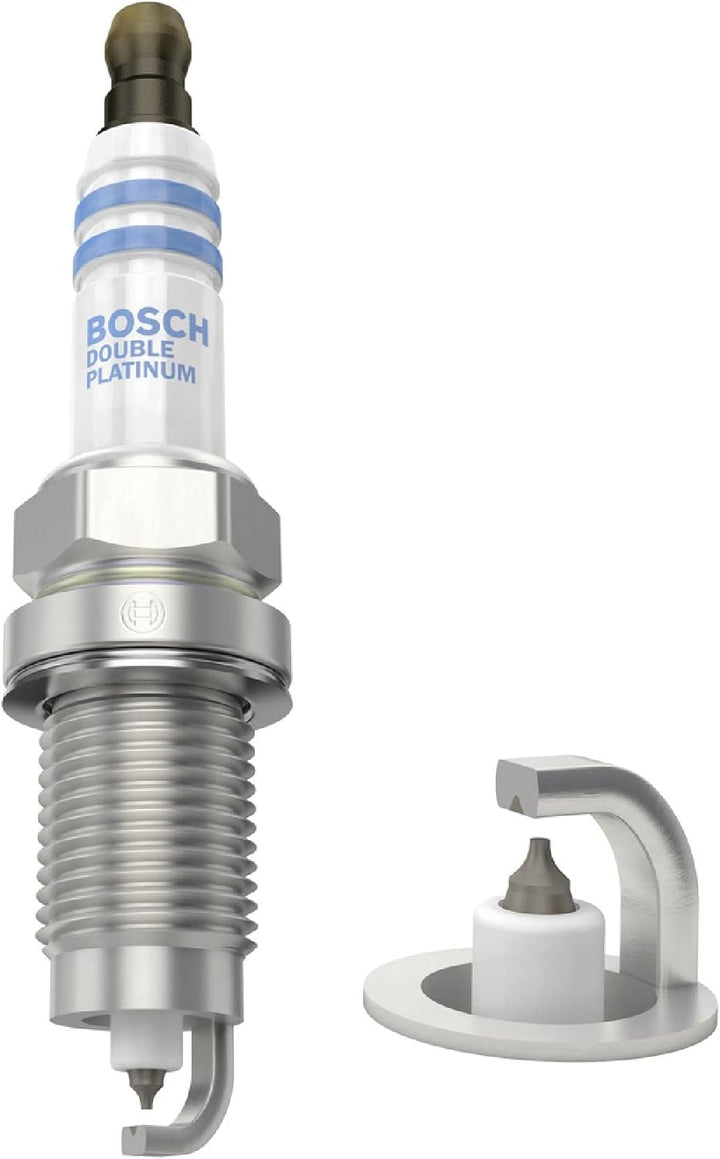 Bosch FR7HPP33 (+52) - Zündkerzen Double Platinum - 4er Set Kartonbox – 4 Stück, Kartonbox – 4 Stück