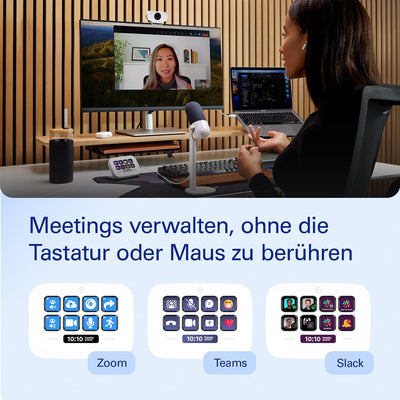 Elgato Stream Deck Neo – 8 anpassbare Tasten, 2 Touch Points, rasante Tasks & Workflows – Steuern Si
