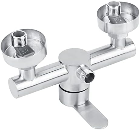 Duscharmaturen 304 Edelstahl Duscharmatur Badezimmer Dusche Wandmontierte Heiss-Kaltwasser-Hahn G1/2