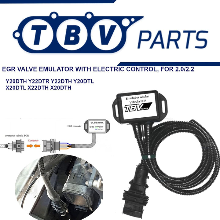 TBVPARTS AGR-VENTIL-ABBRECHEN EMULATOR WAHLER 7375D MIT ELEKTRISCHER STEUERUNG 2.0 / 2.2 DTI ABBRECH