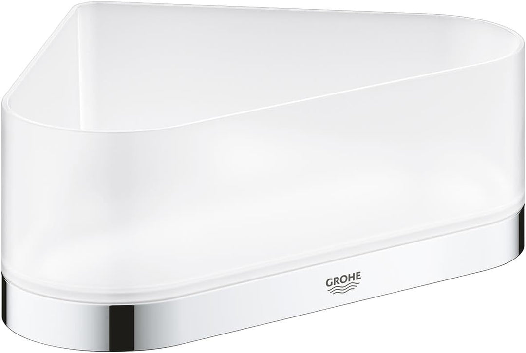 GROHE Selection - Eck-Duschablage mit Halterung (verdeckte Befestigung, langlebige Oberfläche), chro