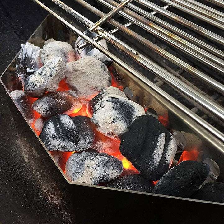 WELL GRILL 7403 Char-Basket Holzkohlekörbe Kohlekorb Charcoal Briquet Holders für Weber Master Touch