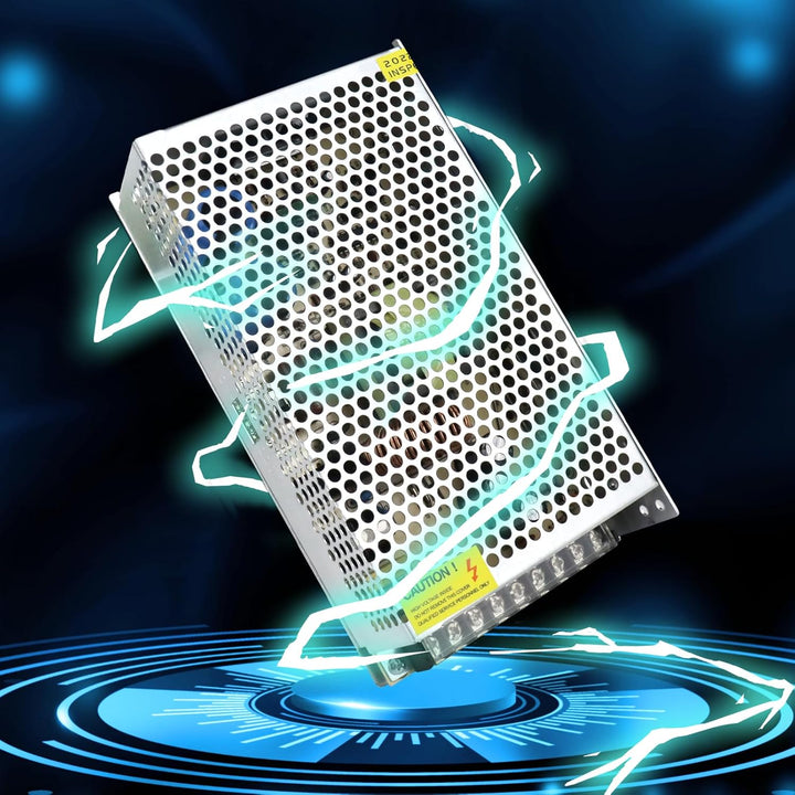 LightingWill Schaltnetzteil 12V 20A 240W Netzteil, LED Trafo Schaltwandler AC 230V auf DC 12 Volt, A