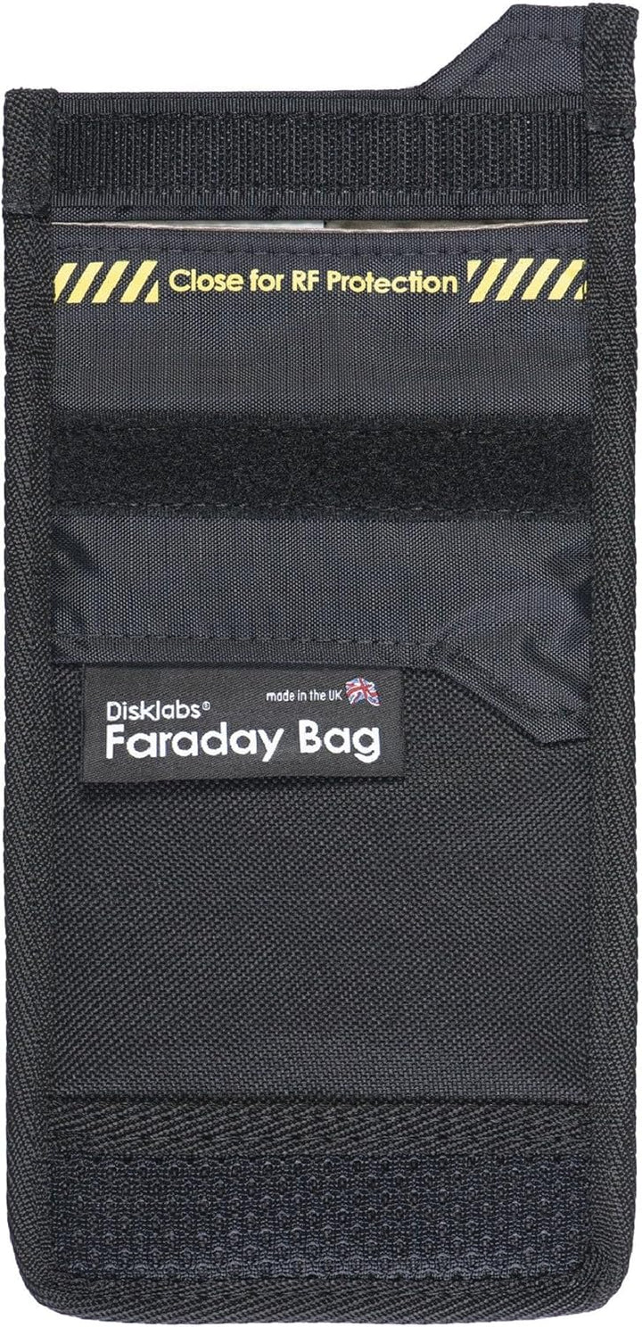 Disklabs Phone Shield (PS1) Faraday-Tasche für Handys und Smartphones, Block-sSgnal WiFi GSM 2G 3G 4