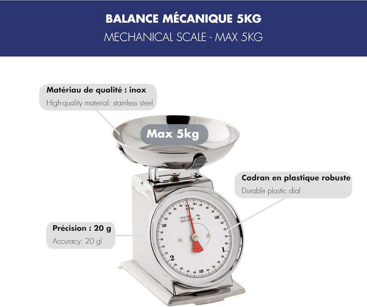 Louis Tellier N3691 Mechanische Waage 5 kg