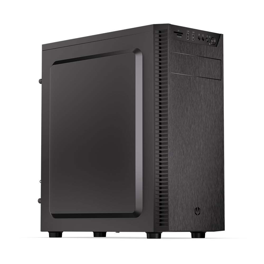 ENDORFY Armis 100 Solid, kleines ATX PC-Gehäuse, 120 mm Lüfter inklusive, bis zu 335 mm GPU, max. 16