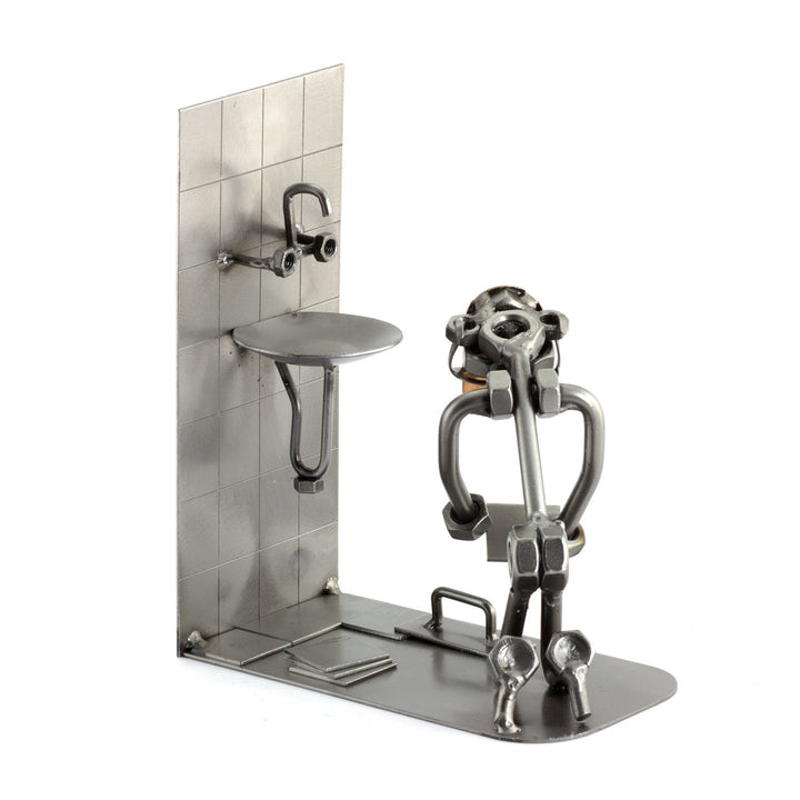 Steelman24 I Schraubenmännchen Fliesenleger I Made in Germany I Handarbeit I Geschenkidee I Stahlfig