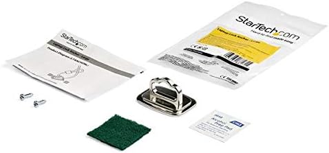 StarTech.com LTANCHORL Notebook-Sicherheits-Kabelverankerung (Stahl, gross, Tisch-Verankerung für La