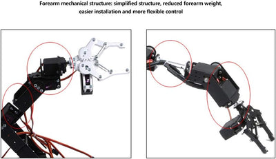 Mechanischer Arm, Roboterklaue Glättende Rotation Flexible Lenkung für Industrieroboterteile
