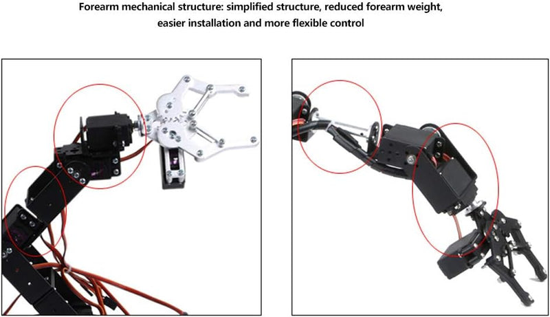 Mechanischer Arm, Roboterklaue Glättende Rotation Flexible Lenkung für Industrieroboterteile