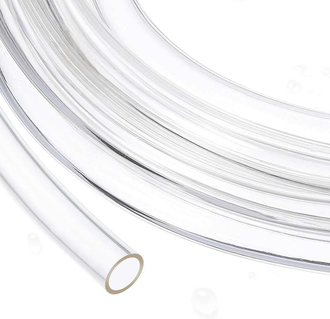 QUARKZMAN PVC Schlauch 12mm ID x 15mm OD (4 Meter) - Aquarium Schläuche - Gummischlauch Bierschlauch