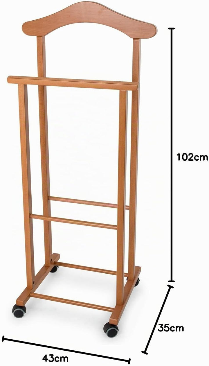 ARREDAMENTI ITALIA Herrendiener für Schlafzimmer ATRI, Holz - Farbe: Kirsche Holz AR-It il Cuore del
